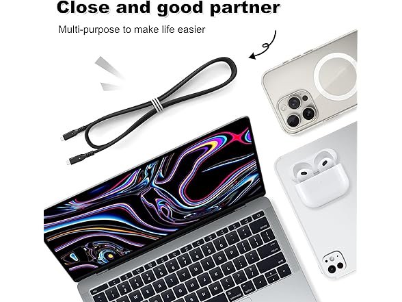 HYairspy Thunderbolt 4 USB C Cable