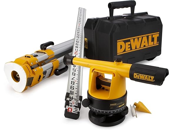 Dewalt DW090PK Transit Level, Surveying Tool Kit