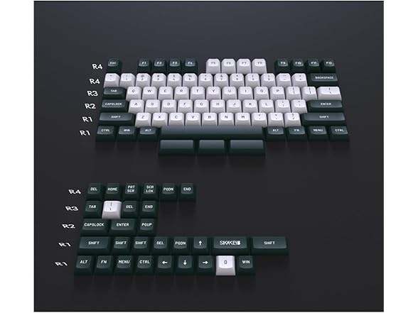 SIKAKEYB PBT Doubleshot Custom Keycaps