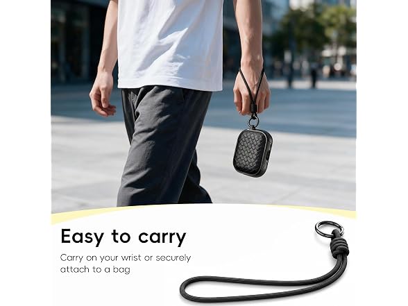 R-fun AirPods Pro 3 Case Woven Leather