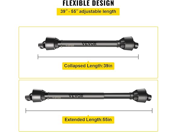 VEVOR PTO Shaft 1 3/8\" PTO Drive Shaft