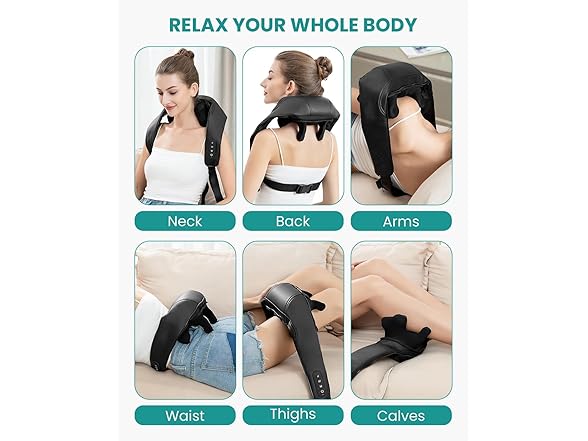 Nekteck Cordless 6D Shiatsu Massager