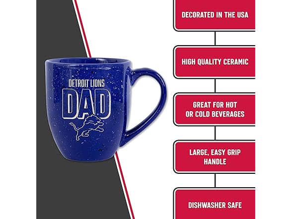 Detroit Lions Dad Coffee Mug