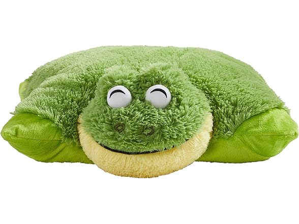 Pillow Pets Friendly Frog 18" Stuffed Animal Plush Toy, Green