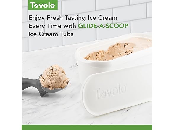 Tovolo Ice Cream Containers for Homemade Ice Cream