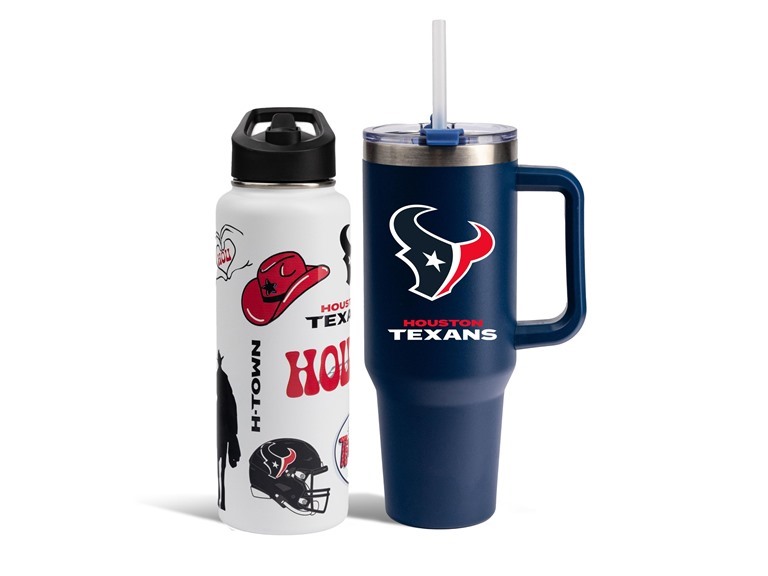 TEXANS Bottle & Tumbler Set