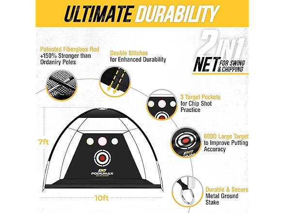 PodiuMax Golf Net and Mat