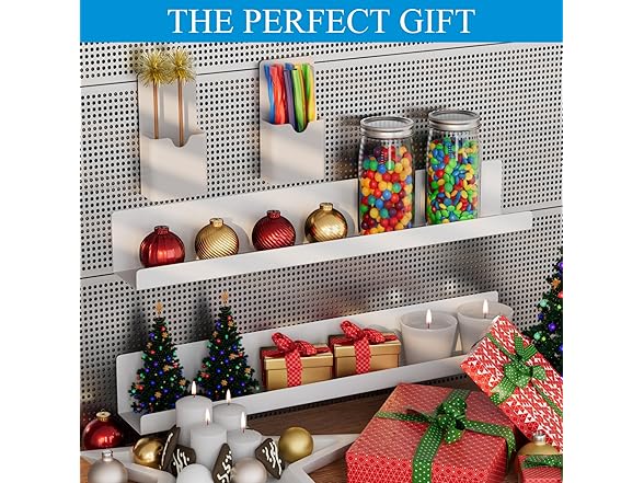 Magnetic Book Shelf 2pk White