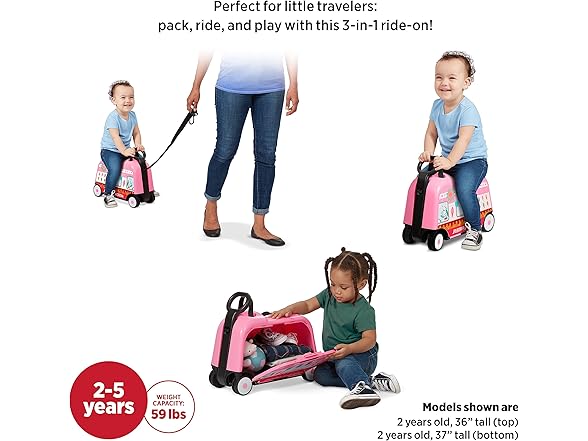 Radio Flyer Toddler Carry-on Ride-on Toy