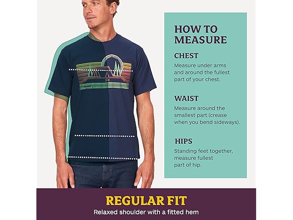 Marmot Bivouac Tee Navy (M)