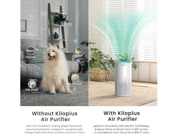 Afloia Smart Air Purifier Up to 1,076 sq ft