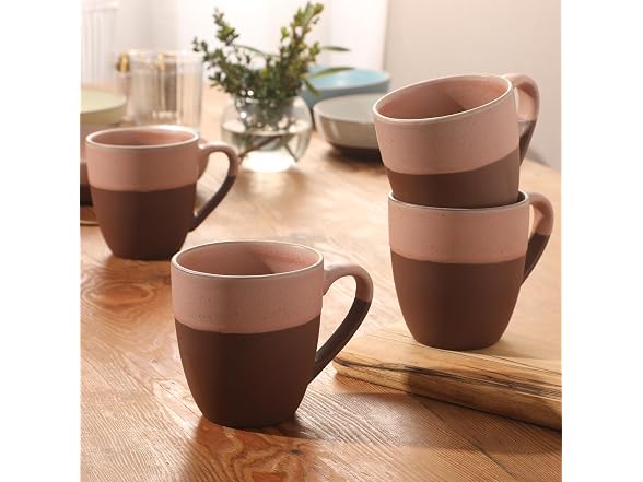 Gibson Elite William Crest 4 Piece Coffee Mug Set, 15oz