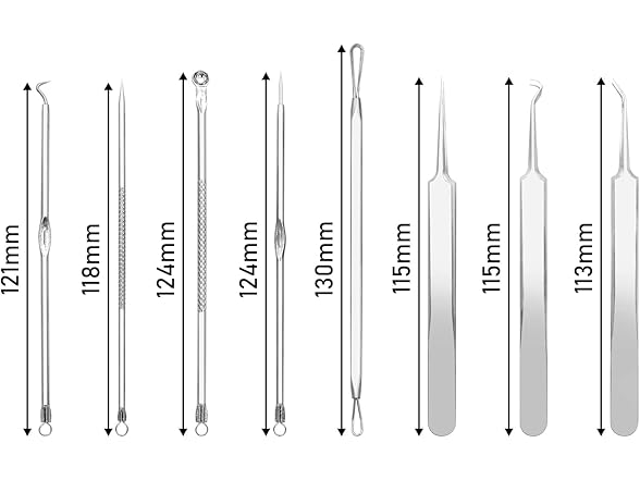 Pinkiou Blackhead Remover Comedone Pimple Popper Tool 