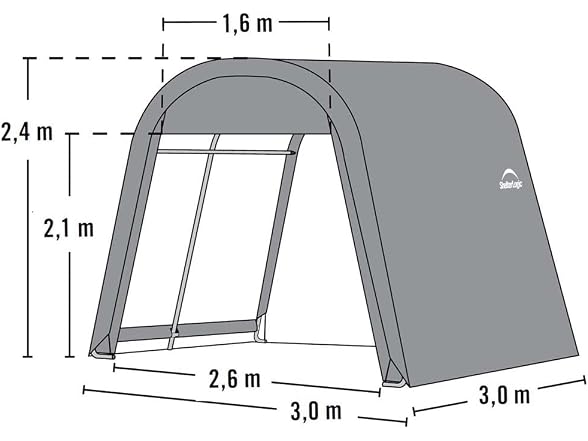 ShelterLogic 10' x 10' Shed-in-a-Box All