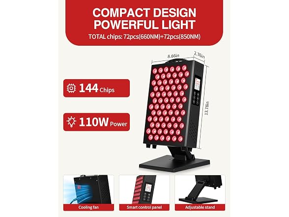 Red Light Therapy - Black