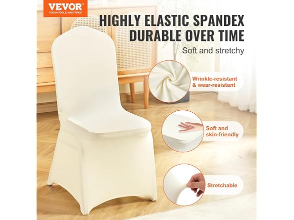 Stretch Spandex Folding Chair Covers 100PCS