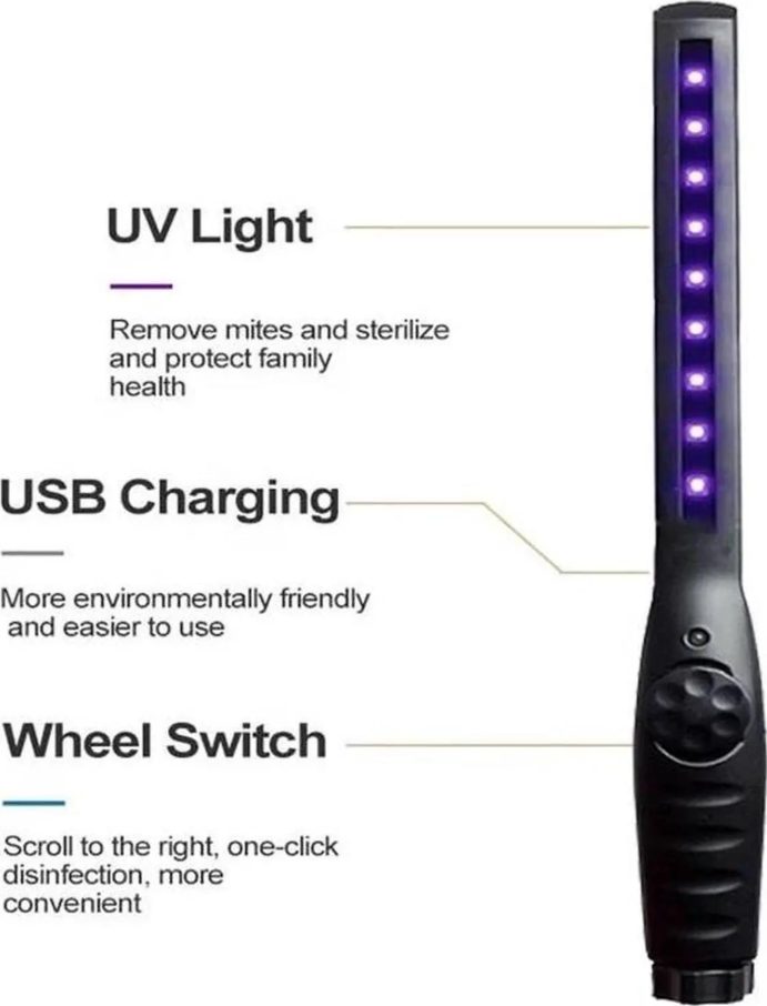 Portable UV UVC Light Sterilizer (Pack of 1 or 2) - Gallery 9