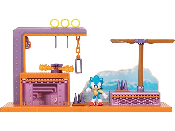 Sonic The Hedgehog Flying Battery Zone Playset w figure