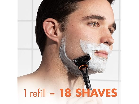 Gillette Fusion5 Razor Refills for Men, 8 Razor Blade Refills