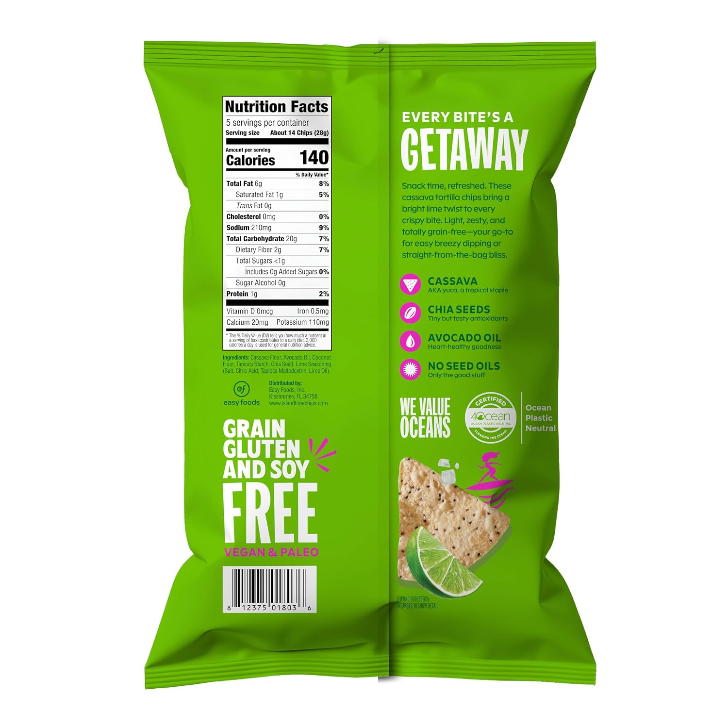 (6pk) Island Time Cassava Tortilla Chips- Your Choice - Gallery 20