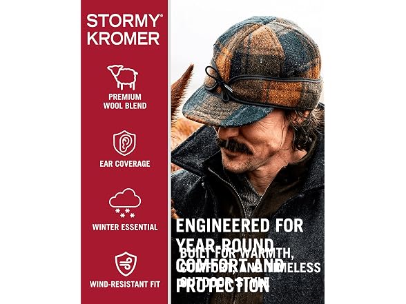 Stormy Kromer (7) Original Cap Red