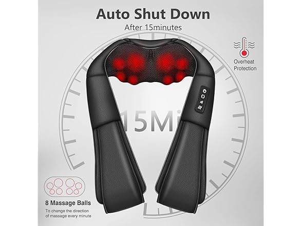 Shiatsu Neck Massager with Heat