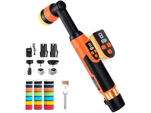 PROTMEX Cordless Car Buffer Polisher