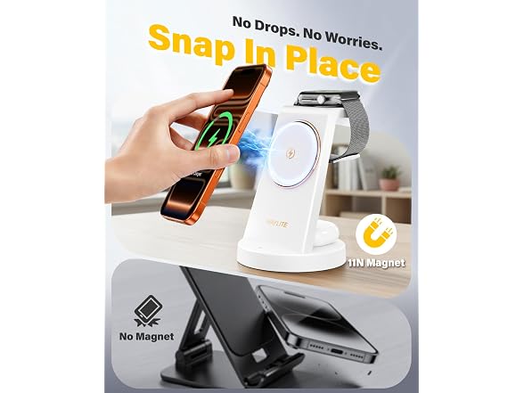 WayLite 3-in-1 iPhone Charging Station