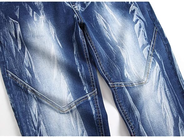 Enrica Men (34) Contrast Jeans Skinny Pants