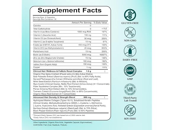 Wiltormin Hair Growth Supplements