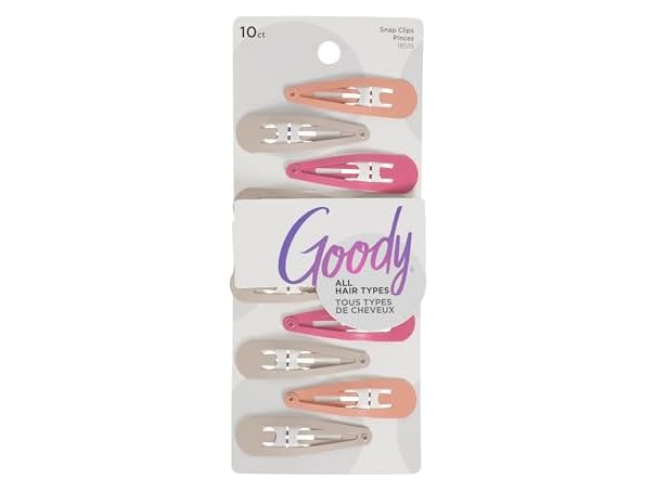 $3.99, Was $5.09, 21% Off! Goody Snap & Go Metal Contour Clips, 10 Count, Warm Tones dealfomo