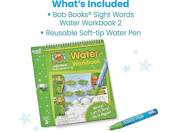 hand2mind Bob Books Water Workbook