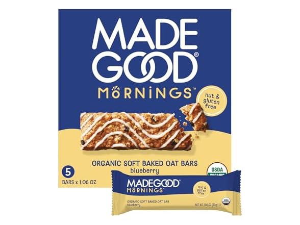 MadeGood Blueberry Bars 5ct
