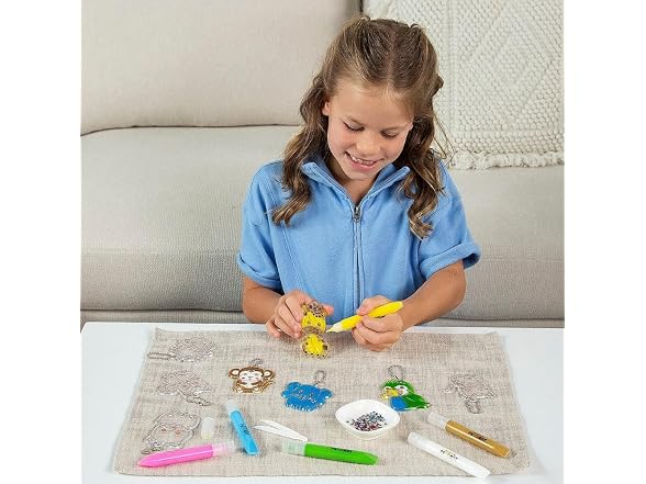 Fun Express Zoo Animal Suncatcher Keychains for Kids