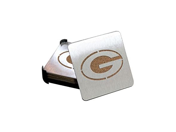 YouTheFan NFL Coasters, Stainless Steel