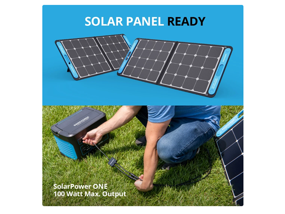 GENEVERSE 100W Solar One Monocrystalline Solar Panel