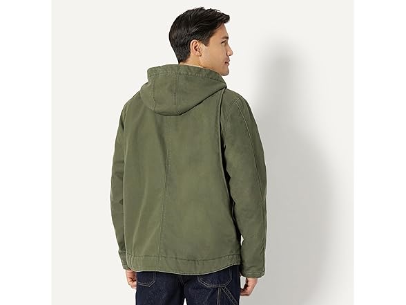 Amazon Basics Mens Hooded Workwear Jacket