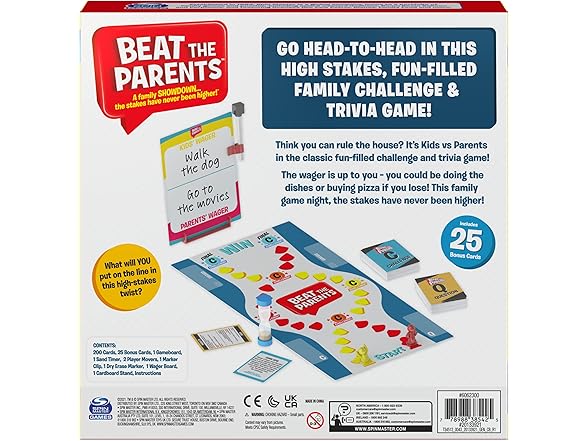 Beat The Parents Classic Family Trivia Game