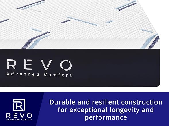 REVO Sleep 12" Gel Foam Mattress
