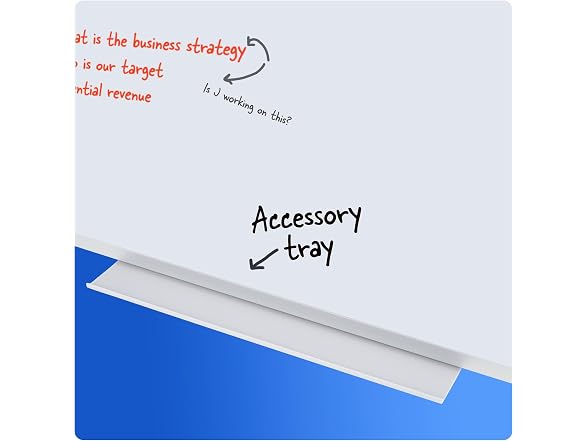 Mead Dry Erase White Board, 48" x 36" Magnetic Whiteboard
