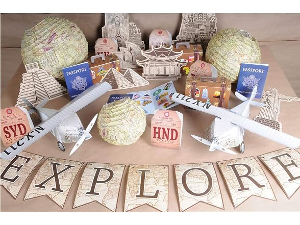 Beistle Luggage Gift Boxes 9 Pack
