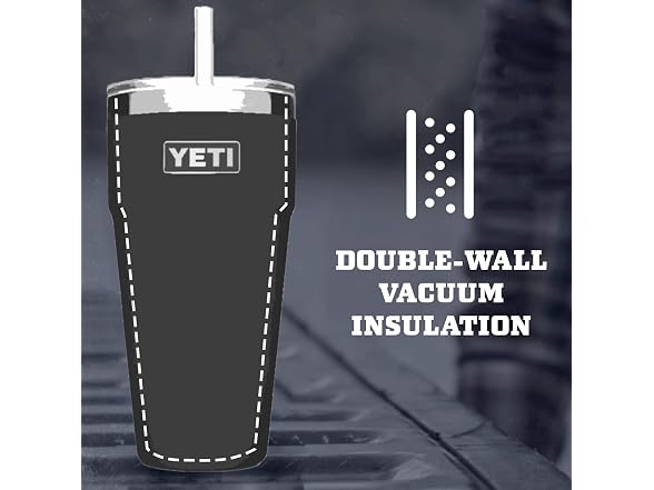 YETI Rambler 26oz Straw Cup, Prickly Pear