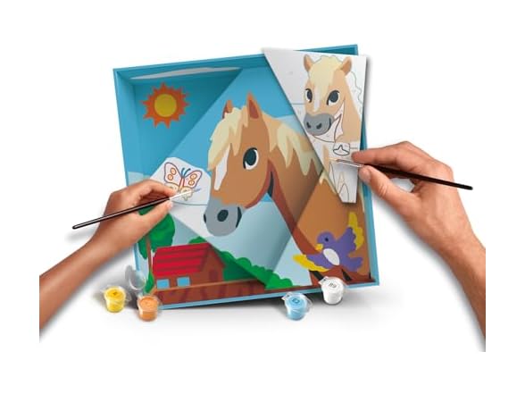 Ravensburger CreArt Do It Together: Horse Paint‑by‑Number Kit