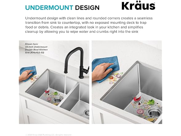 KRAUS Stainless Steel 30 in 16 Gauge