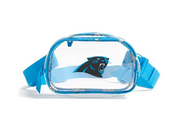 Vera Bradley NFL Panthers Clear Belt Bag