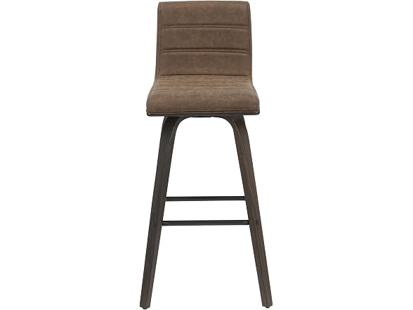 Armen Living Vienna Swivel Bar Height Bar Stool, Set of 3