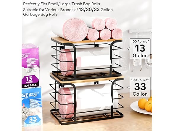 Stylstoreazy Extra Large Trash Bag Holder