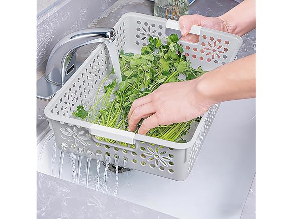 Cetomo Plastic Storage Box Gray, 6 Pack (34.5 x 24.5 x 8.5 cm)