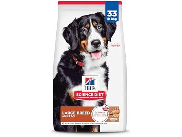 Hill's Science Diet Adult 1-5 Large Breed 33 lb. Bag