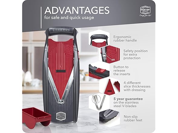 Börner by Reston Lloyd Mandoline Slicer Vital (Basic Set)